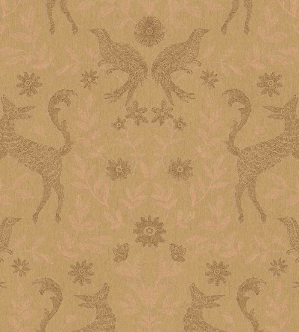 Fable Wallpaper by Eijffinger Ochre