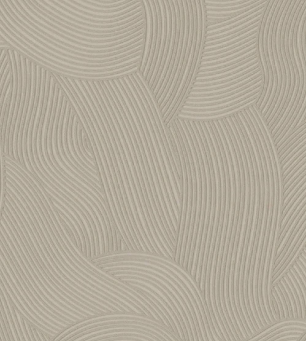 Ripple Wallpaper by Eijffinger Brown/Taupe
