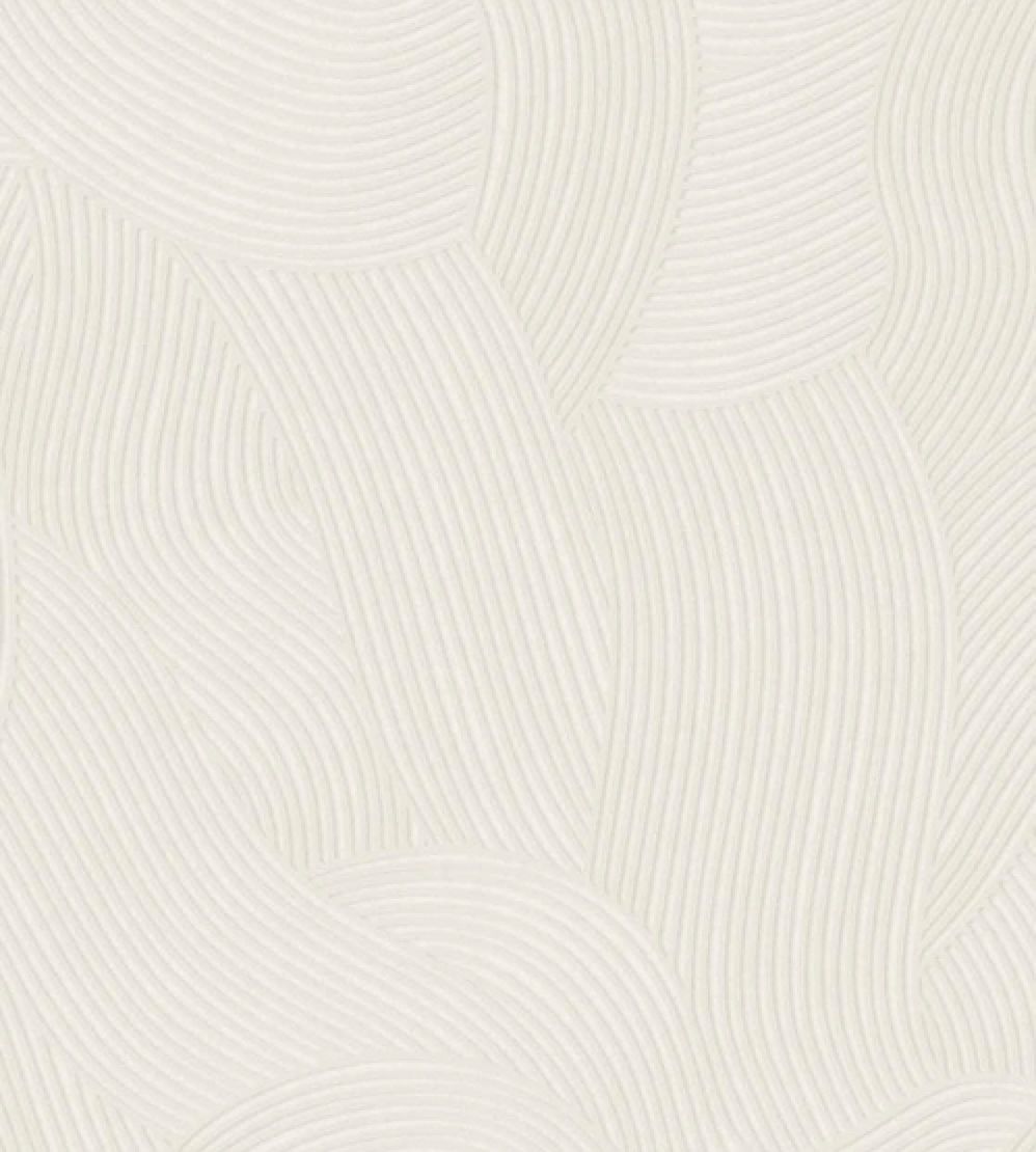 Ripple Wallpaper by Eijffinger White/Cream