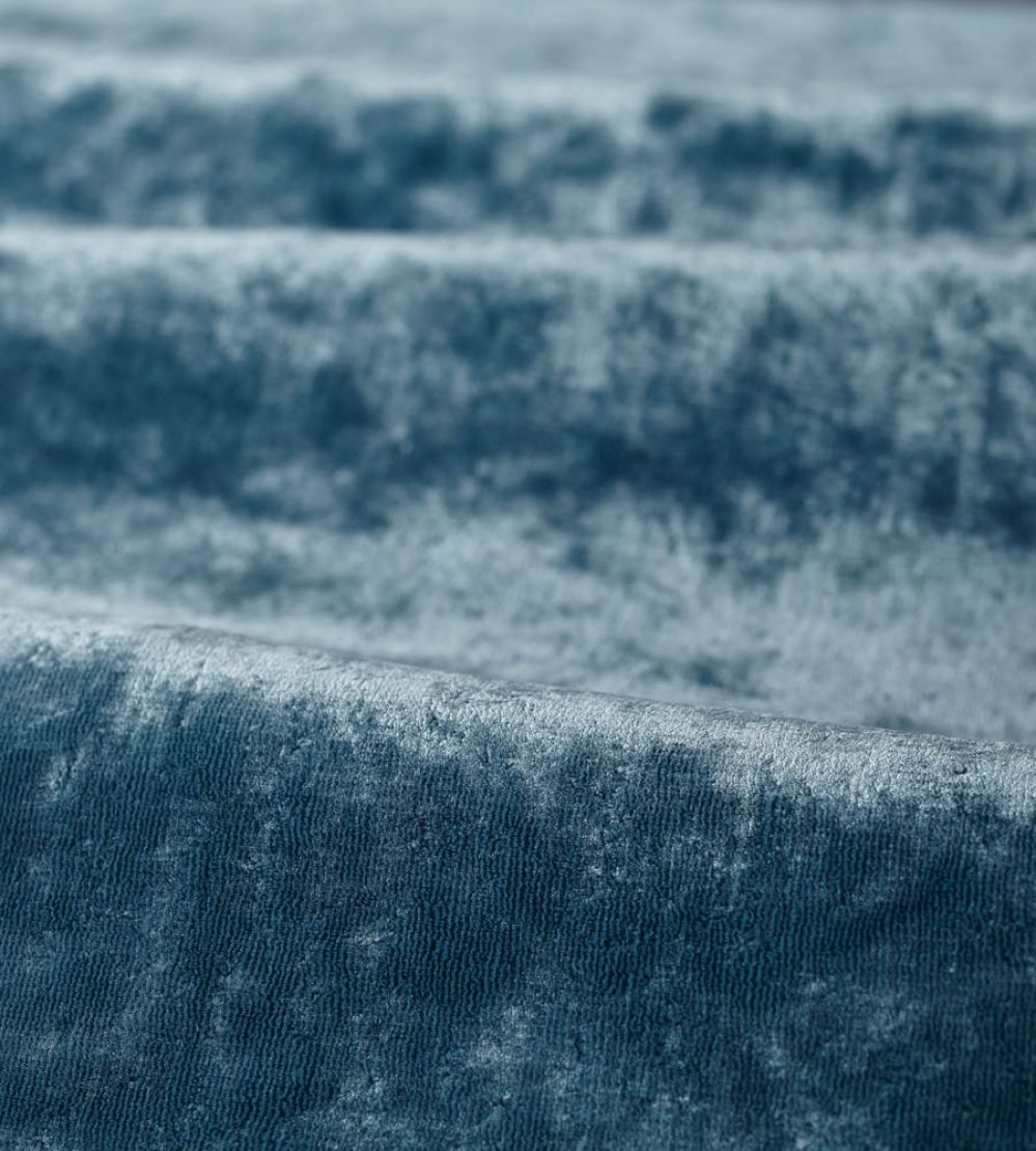 Curzon Fabric by Zoffany Blue Stone