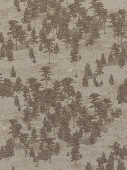 Munro Wallpaper by Holland & Sherry in Sepia