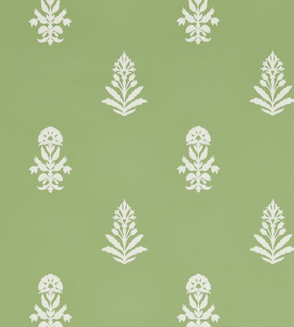 Dabu Wallpaper by Sanderson Botany Green