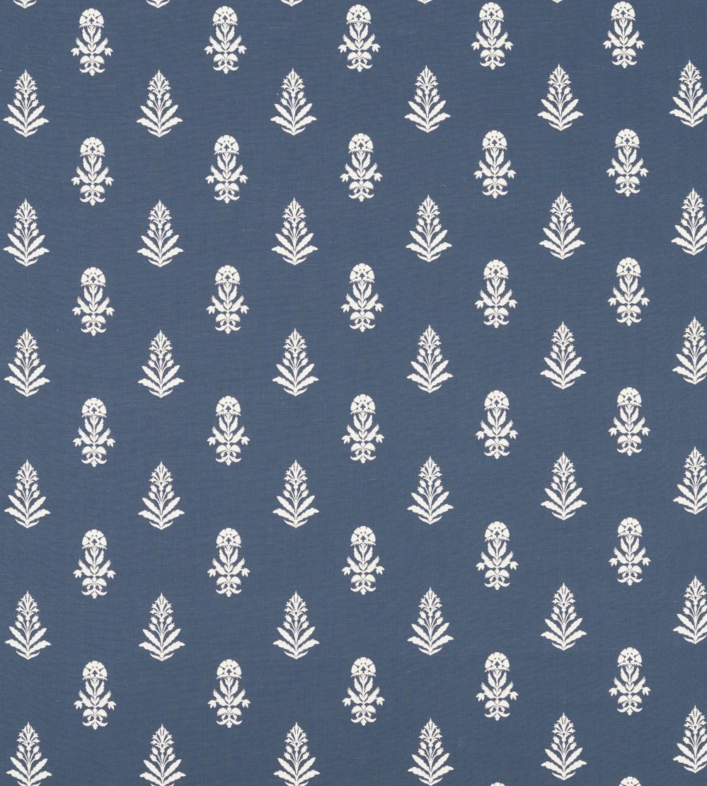 Dabu Fabric by Sanderson Indigo