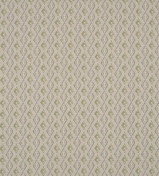 Dacca Fabric by James Hare Blue/Green
