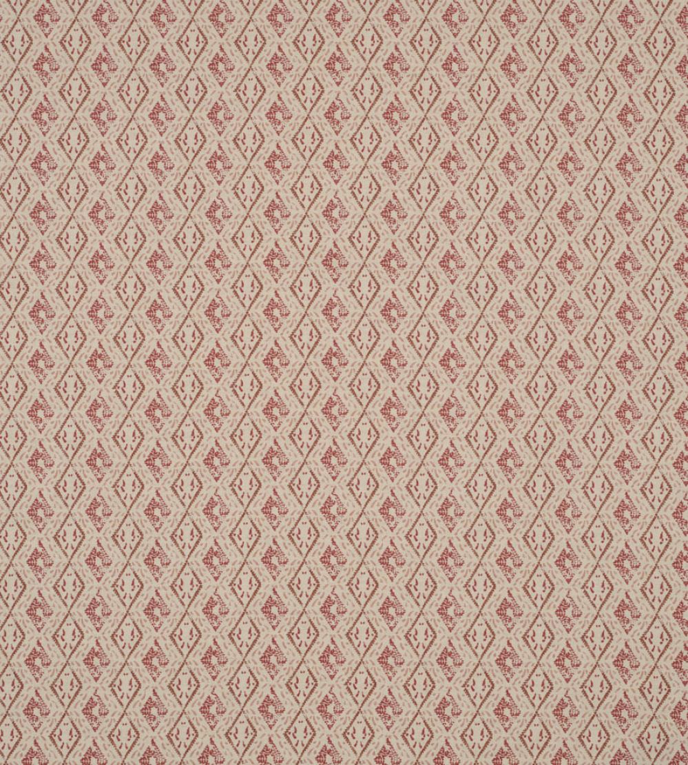 Dacca Fabric by James Hare Red/Pink