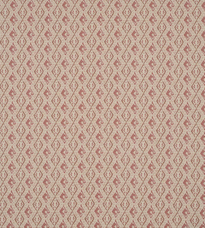 Dacca Fabric by James Hare Red/Pink