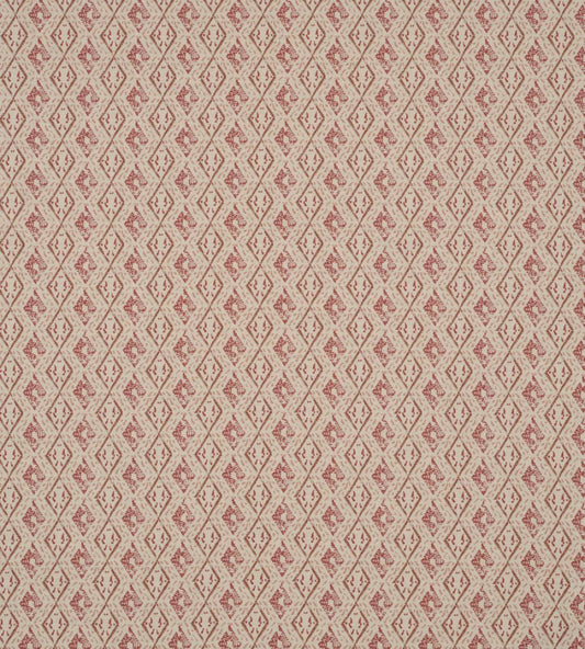 Dacca Fabric by James Hare Red/Pink