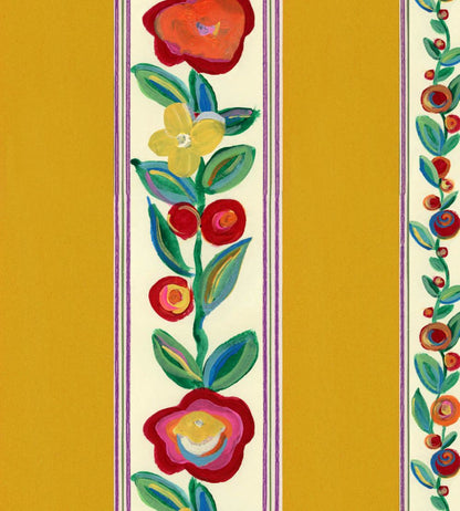 Dainty Flowering Wallpaper by MINDTHEGAP Golden
