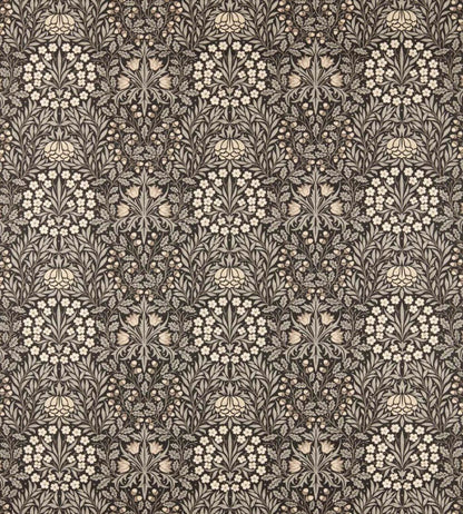 Daisy & Oak Fabric by Morris & Co Ink/Graphite