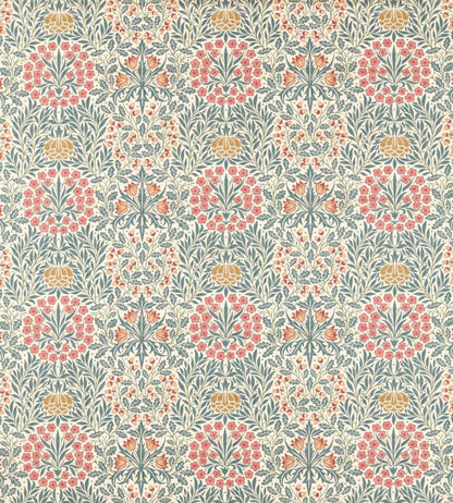 Daisy & Oak Fabric by Morris & Co Madder/Teal