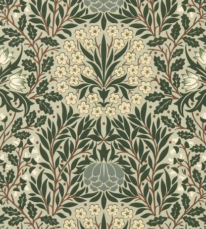 Daisy & Oak Wallpaper by Morris & Co Sage/Forest