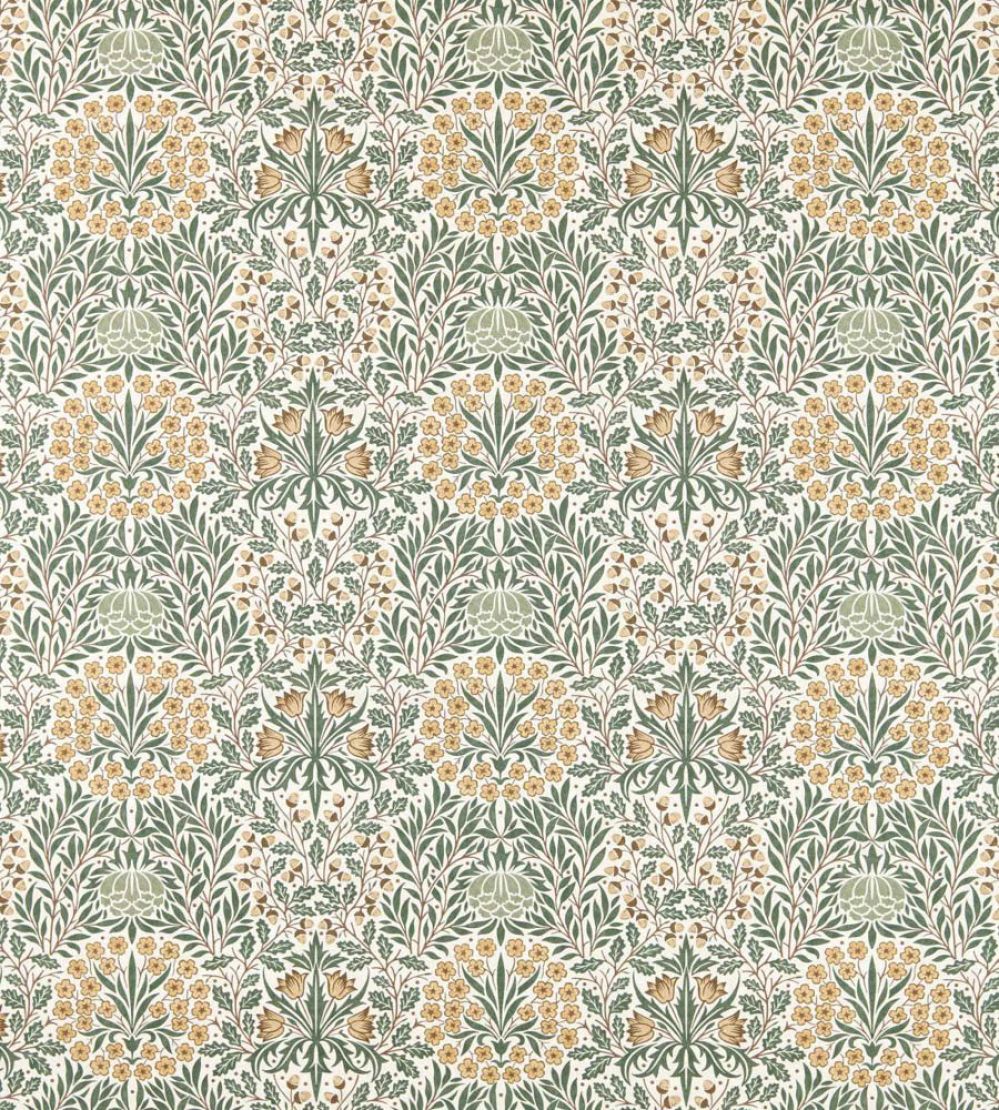 Daisy & Oak Fabric by Morris & Co Thyme/Weld