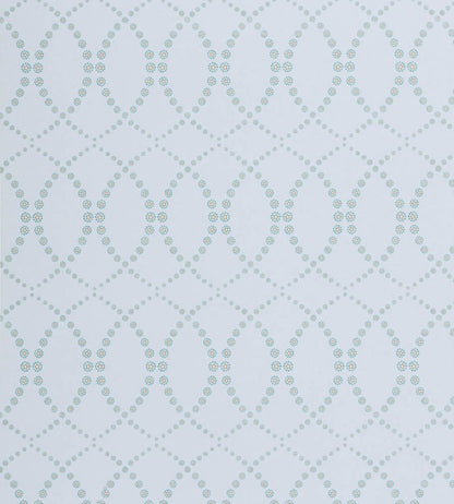 Daisy Chain Wallpaper by Vanderhurd Aquamarine