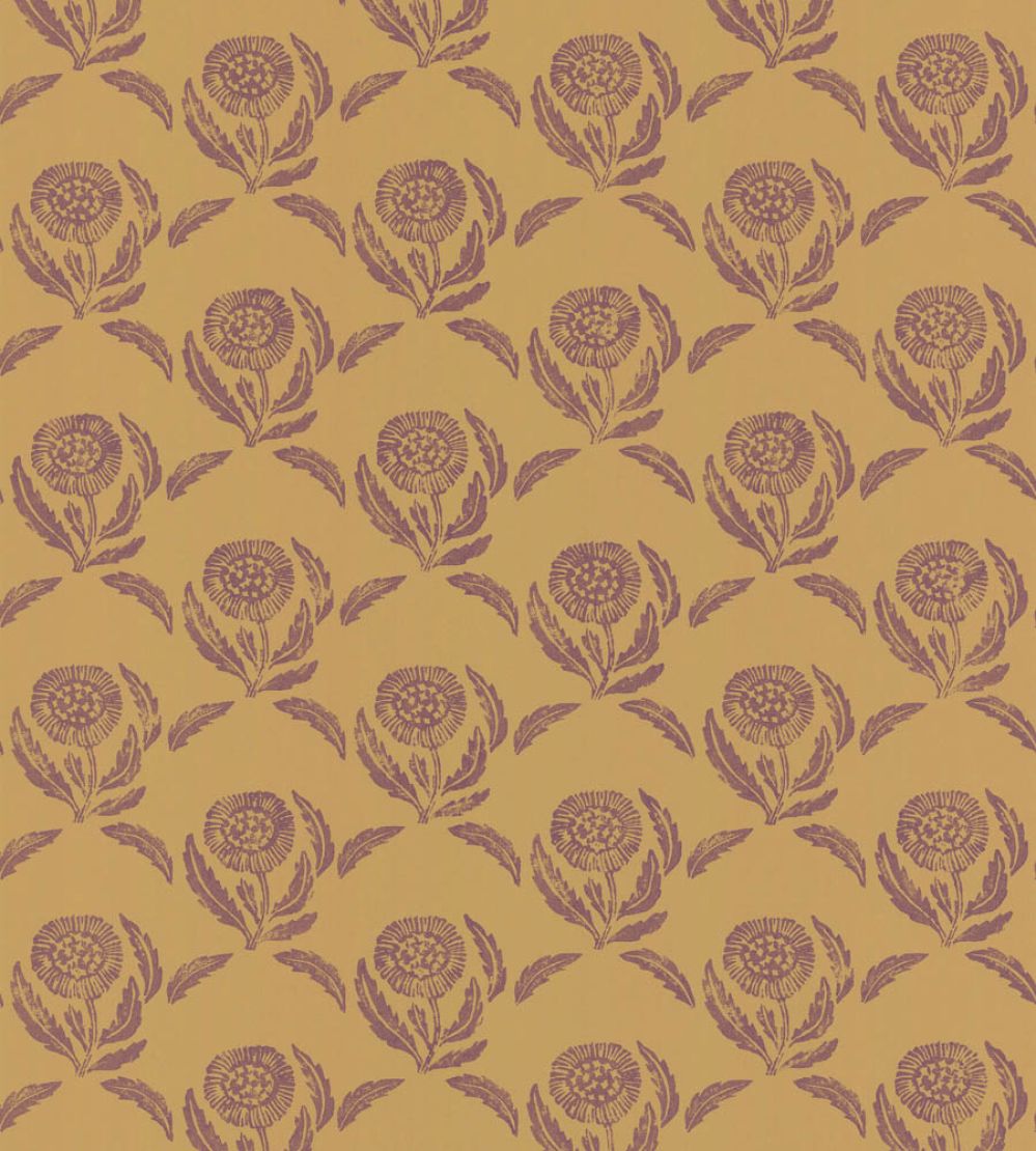 Daisy Wallpaper by Langelid Von Bromssen Ochre