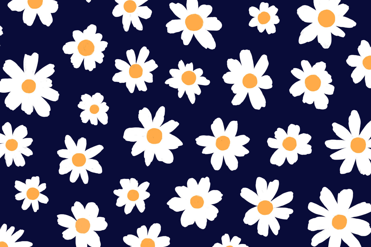 Daisy Blue mural by Hovia