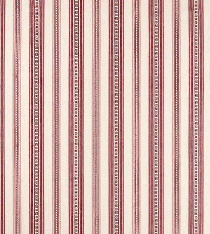 Dallington Stripe Fabric by Morris & Co Mulberry