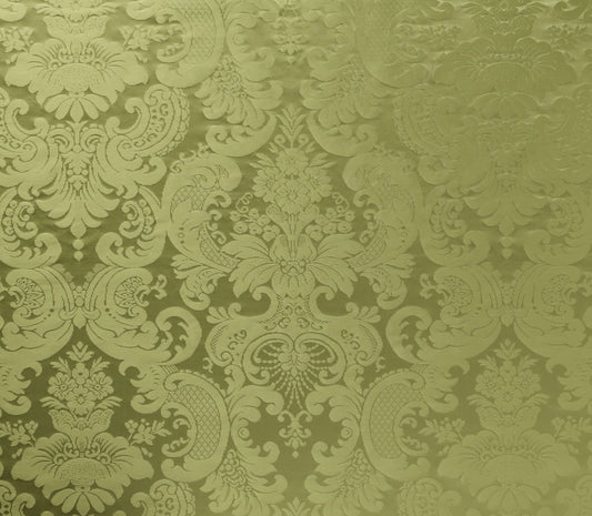 Damask Vittorio Fabric by Marvic Textiles in Green