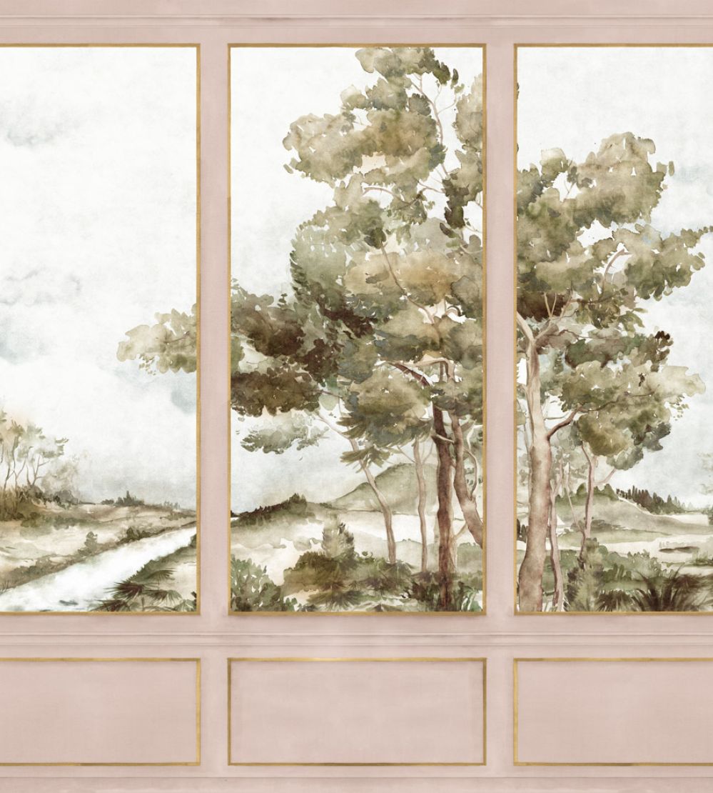 Damaskus View Mural by Coordonne Peach