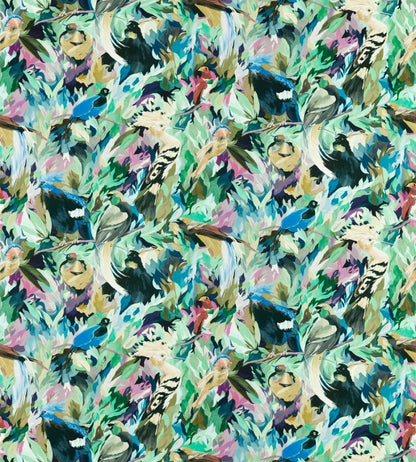 Dance Of Adornment Fabric by Harlequin Wilderness / Nectar / Pomegranate
