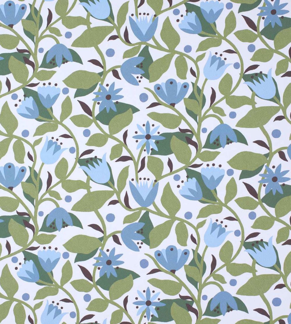 Dancing Daisies Wallpaper by Scion Cornflower