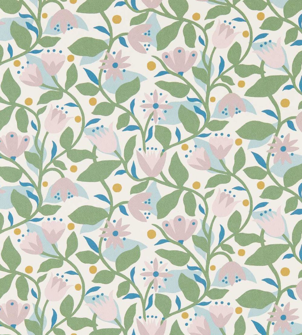 Dancing Daisies Wallpaper by Scion Lilac