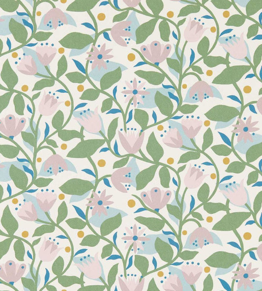 Dancing Daisies Wallpaper by Scion Lilac