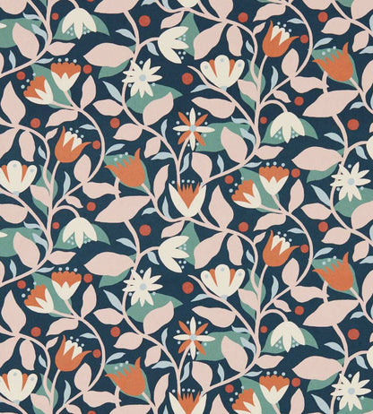 Dancing Daisies Wallpaper by Scion Midnight