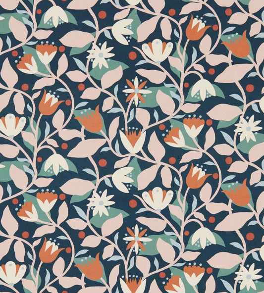 Dancing Daisies Wallpaper by Scion Midnight