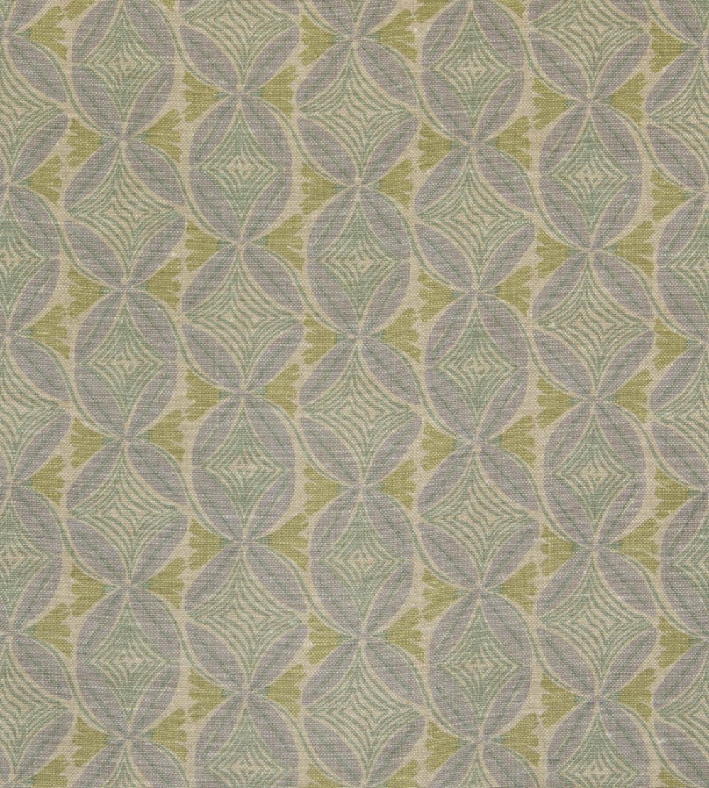 Dancing Vines Fabric by Christopher Farr Cloth Aqua