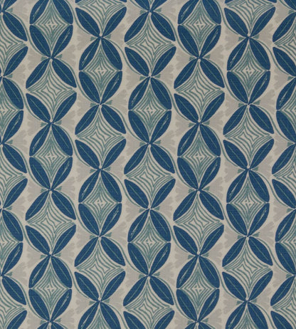 Dancing Vines Fabric by Christopher Farr Cloth Royal Blue
