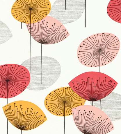 Dandelion Clocks Wallpaper by Sanderson Coral