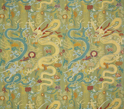 Danse du Dragon Fabric by Pierre Frey in Jade (F3812001)