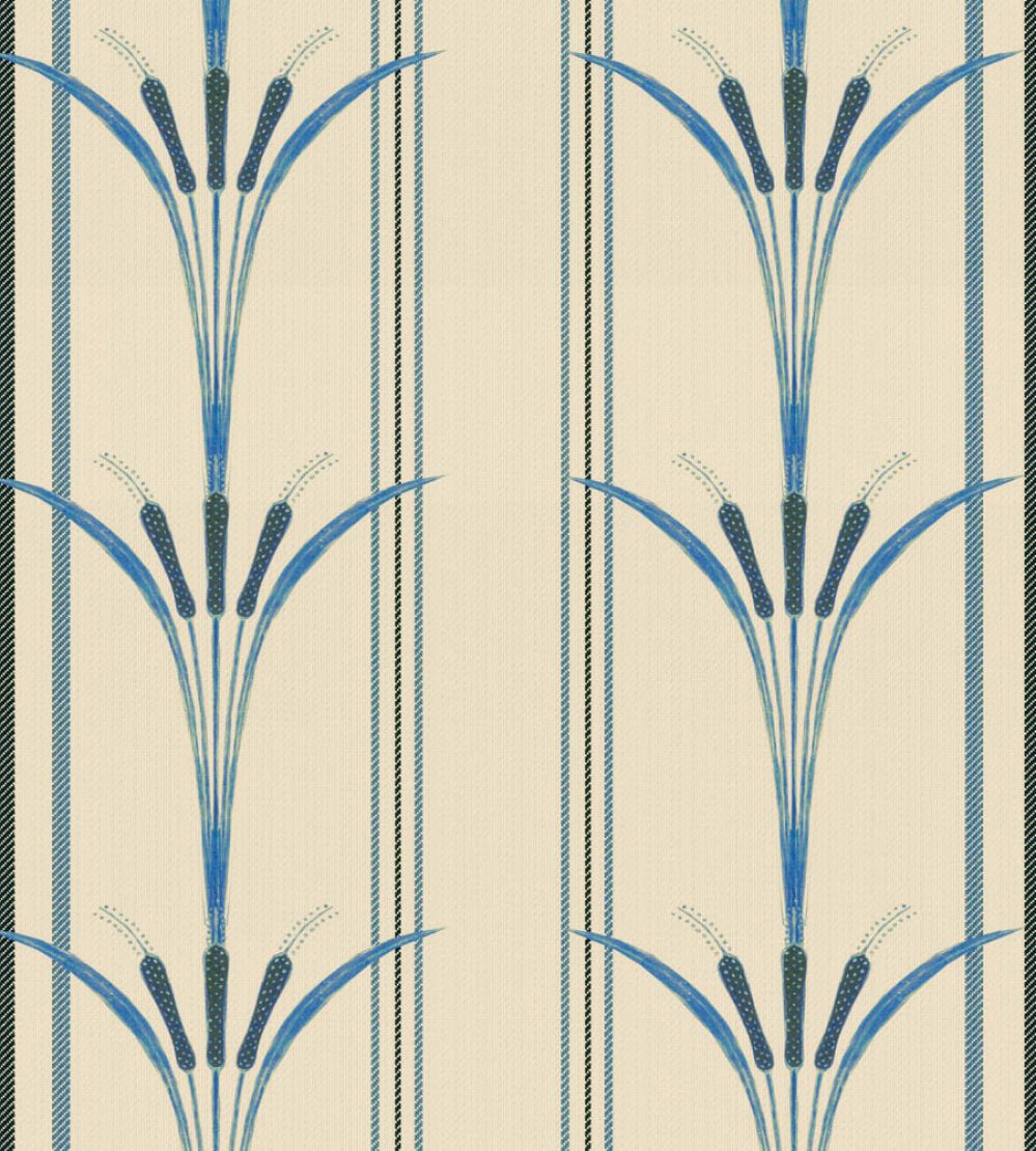 Danube Stripe Wallpaper by MINDTHEGAP Blue