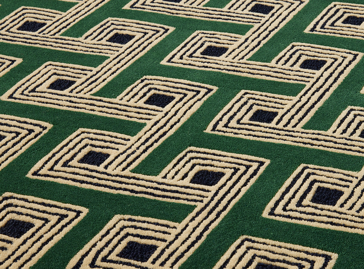 Dao Tuft Rug by Pierre Frey shown in a room setting (view 1)
