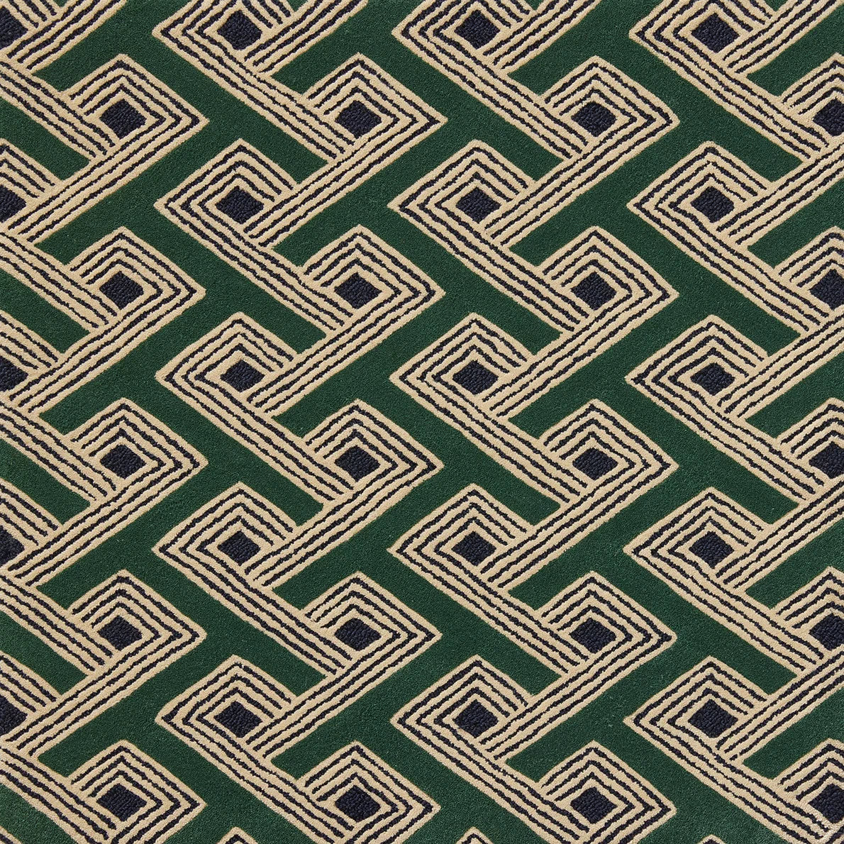 Dao Tuft Rug by Pierre Frey in Vert (FT418001)