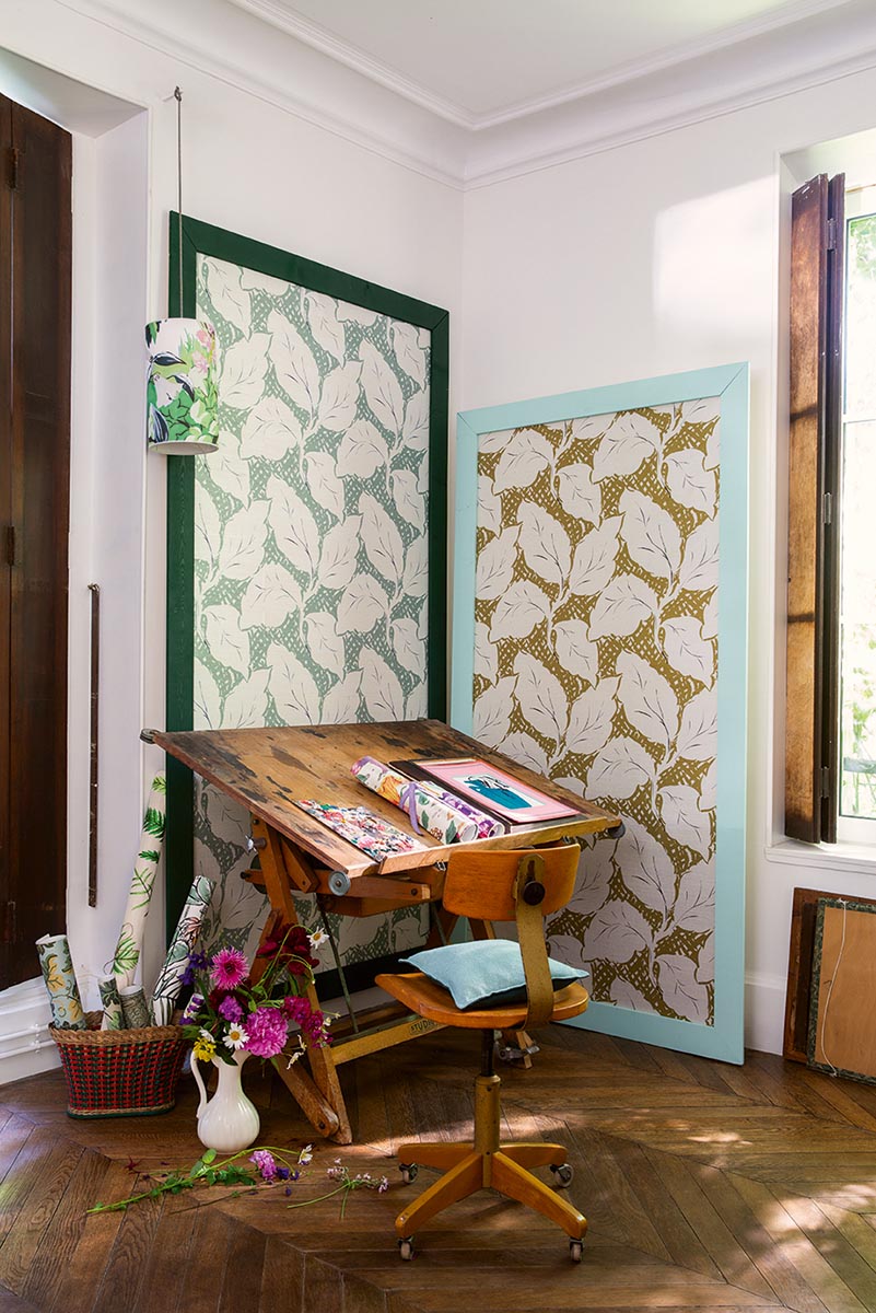Daphne Wallpaper by Pierre Frey shown in a room setting (view 2)