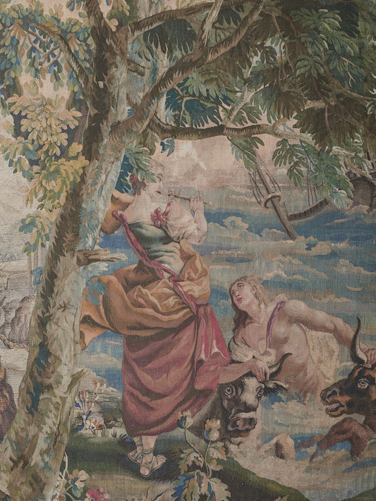 Daphnis and Chloe Mural by Watts 1874 in Hellenic Isle - Non-Woven Paper