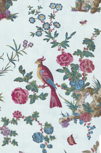 Darwin wallpaper by Little Greene in Azure