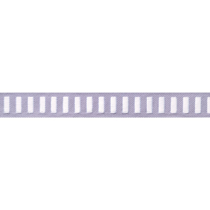 Dash Tape Trim by Thibaut in White on Lilac (E12123)
