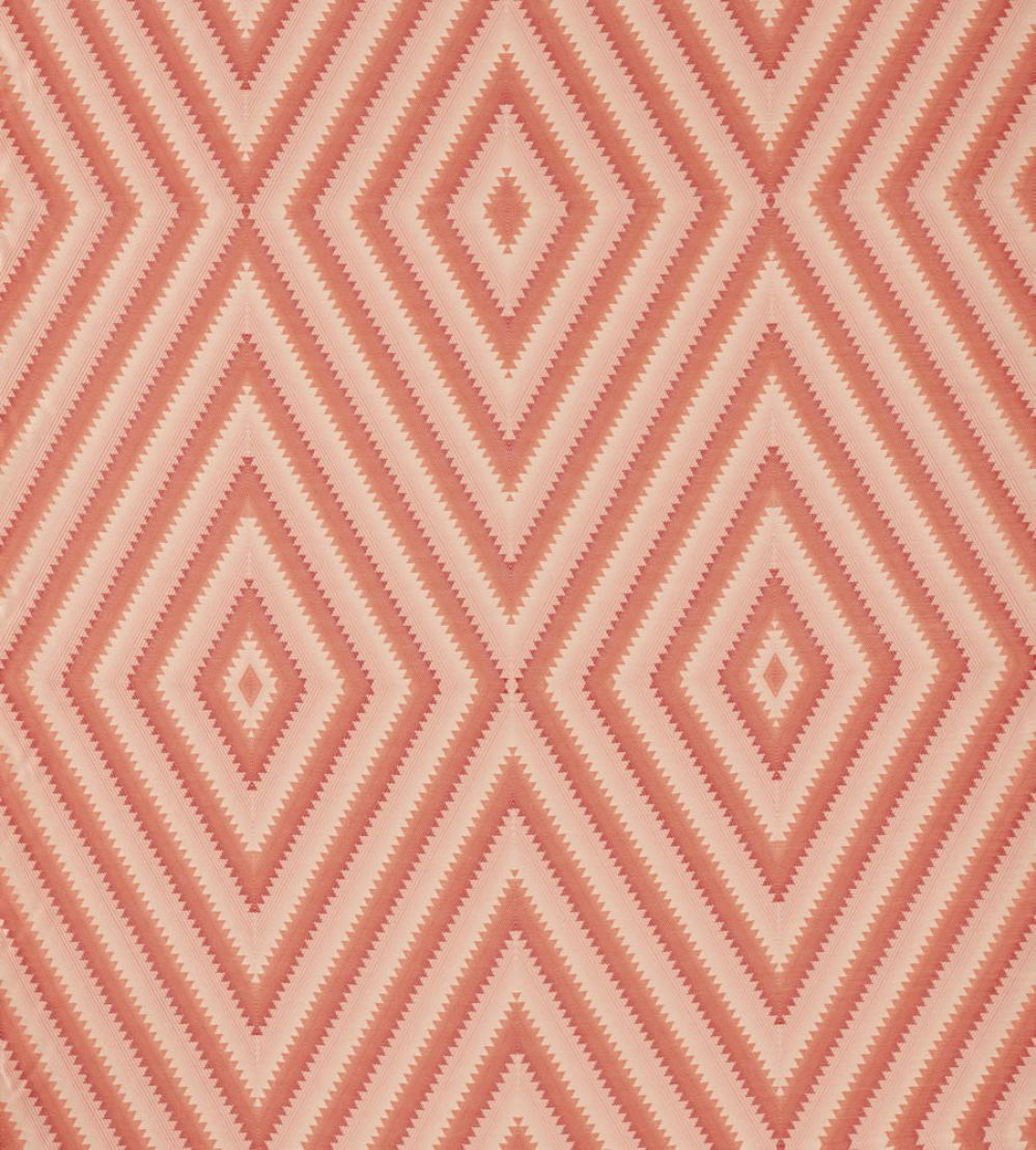 Dazzle Fabric by Sanderson Conch/Madder