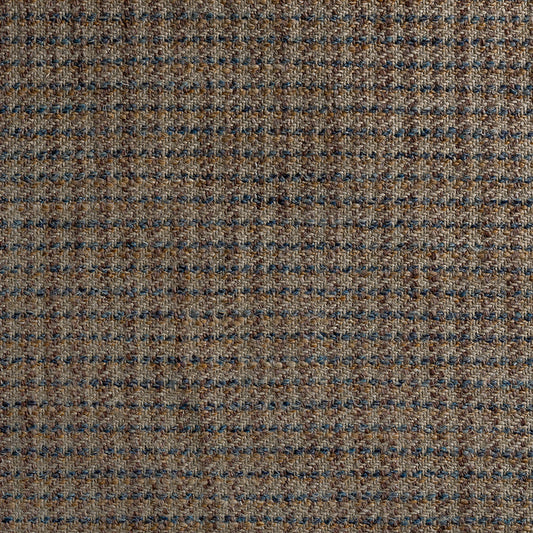 Hackney Tweed Fabric by de Le Cuona in Prussian Blue