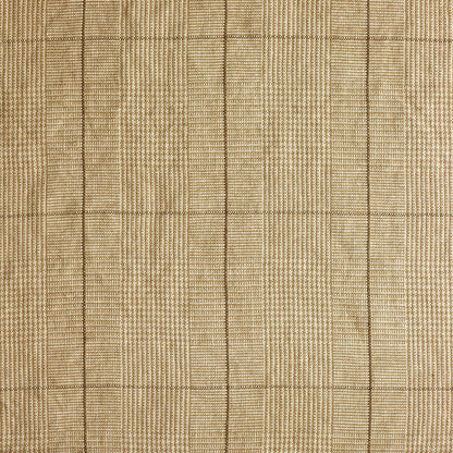 Prince of Wales Fabric by de Le Cuona in Tan