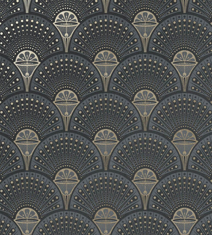 Deco Martini Wallpaper by Divine Savages Smokey Gold