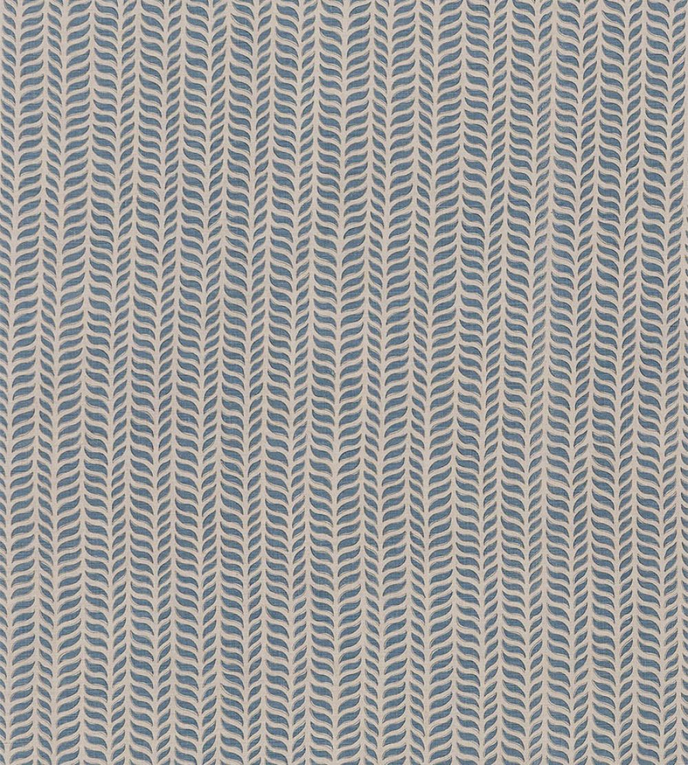 Delphine Fabric by Vanderhurd Azure/Natural