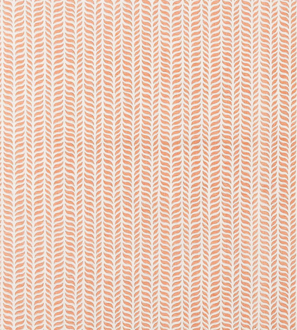 Delphine Fabric by Vanderhurd Terracotta/Natural
