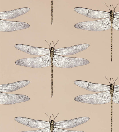 Demoiselle Wallpaper by Harlequin Positano/First Light/Taupe