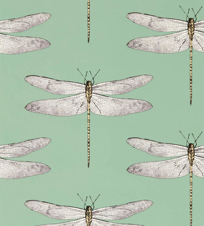 Demoiselle Wallpaper by Harlequin Seaglass/First Light/Sand