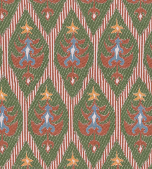 Der Tannenbaum Fabric by MINDTHEGAP Green/Red/Blue/Yellow