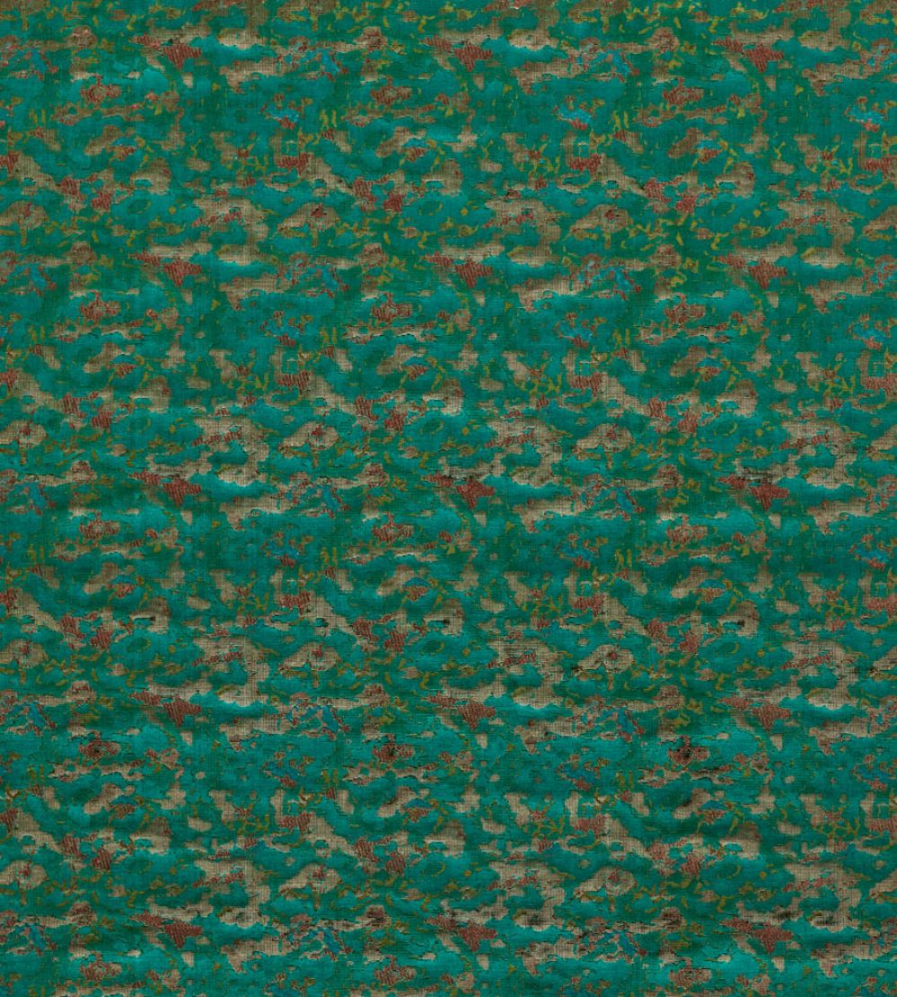 Derain Fabric by Harlequin Emerald/Paprika