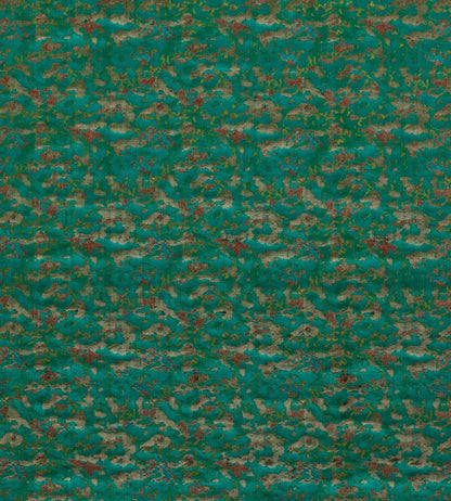 Derain Fabric by Harlequin Emerald/Paprika